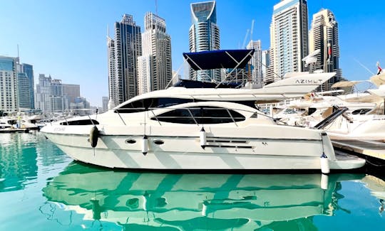 Charter Luxury 50ft Azimut Italian in Dubai Marina for 15 guest