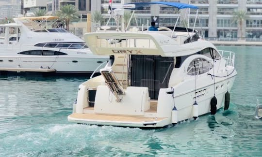 Charter Luxury 50ft Azimut Italian in Dubai Marina for 15 guest