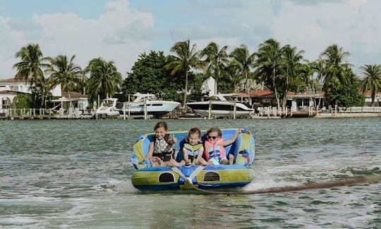 tubing sessions in Miami with professional captain