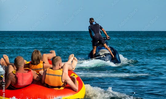 Two hour jet ski rental with water tubing for two people