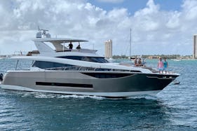 Luxury Prestige 75' Motor Yacht Rental in West Palm Beach, FL.