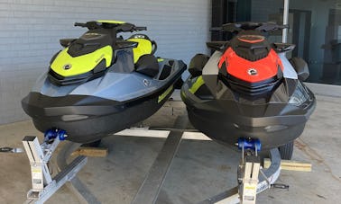 Lake Wateree Jet Ski Fun in the Sun!!! 2024 Sea Doo with Bluetooth Speakers!!!!