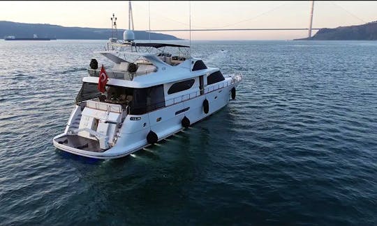 88' Luxury Mega Yacht in Istanbul with Premium Service We invite you to a comfortable sea holiday