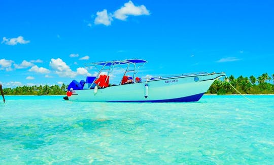 Barco de fiesta Saona para grupos pequeños