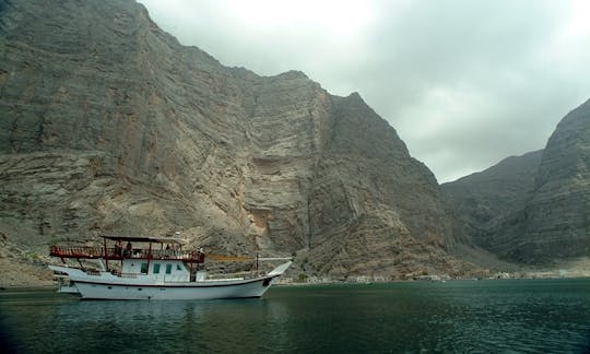 Musandam overnight on AC SINDBAD Double Deck Dhow