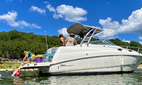 Relax and Enjoy Tenkiller Ferrry Lake  with our Chaparral Cuddy Cabin Yacht