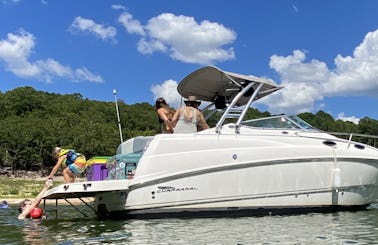 Relax and Enjoy Tenkiller Ferrry Lake  with our Chaparral Cuddy Cabin Yacht