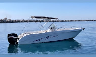 Saver 690 Open Deck Boat Rental in Trapani, Sicilia
