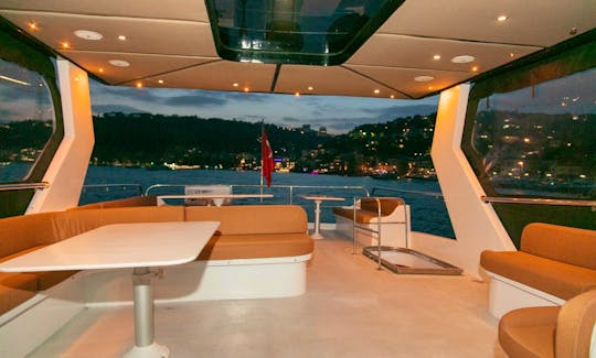 Motor Yacht Rental in İstanbul, Turkey for 25 Person!