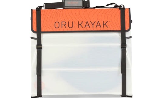 Oru Kayak Beach LT, folds and fits in a backseat or trunk