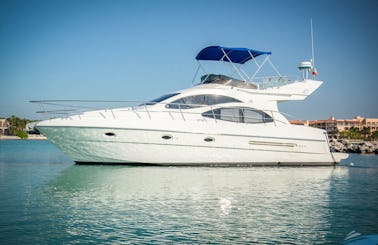 Book Today! All-Inclusive Azimut 42 Ft Yacht in Playa del Carmen, Mexico.
