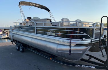 24` Sun Tracker Tritoon Party Barge fit up to 12 people