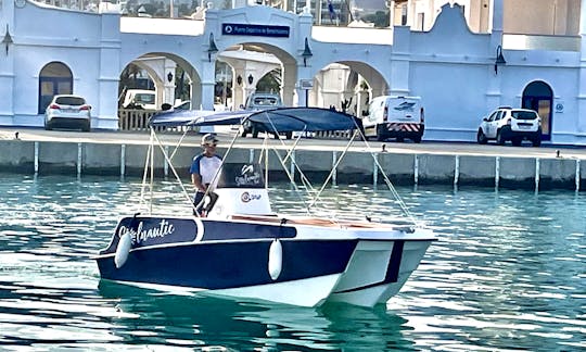 Rent this boat without a license Brandnew 17ft Olbap Trimaran in Benalmádena