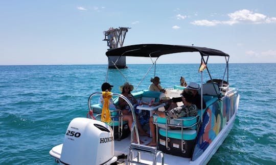 Alquiler de barco abierto Bayliner Element XR7 en Marbella, Andalucía