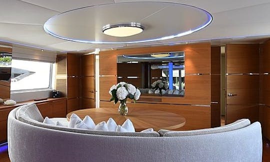 42m Heesen based in Olbia