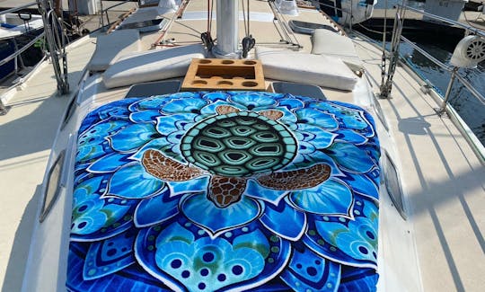 Sailing is unique in Puerto Vallarta on board the Catalina 42 Sailing Yacht!