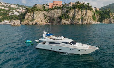 24m Ferretti Luxury Yacht in Naples (Ischia)