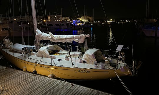 Night before departure on 500 nm voyage offshore