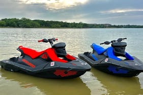 2 BRAND NEW SEA-DOO SPARK 3UP TRIXX IN LAKE LEWISWILLE