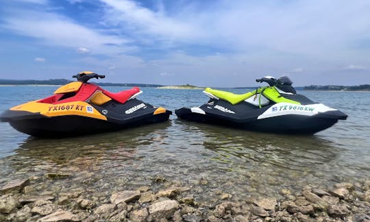 2 2023 SEADOO SPARKS with BLUETOOTH in Canyon Lake