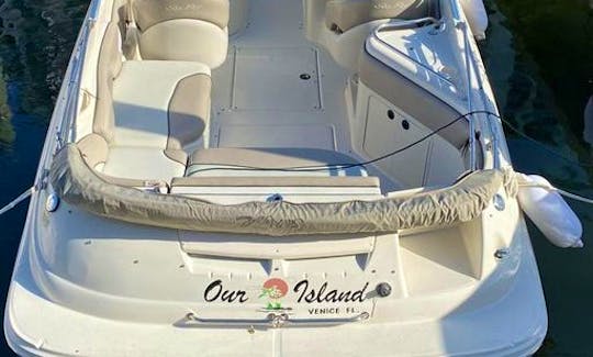 26' Sea Ray Cruiser Deck Boat Rental in Miami Beach, Florida
