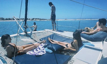 catamarán en alquiler en el sur de ibiza y/o Formentera