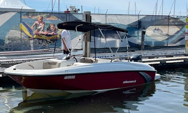 Bayliner Element M17 Bowrider, 60HP en alquiler en Kelowna, BC