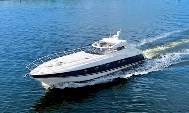 🔥10% off March 🔥65' Sunseeker Luxury Yacht in Jupiter 🐟🐚👙🏝️