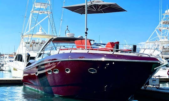 58' Sunseeker Yacht Red in Cabo San Lucas