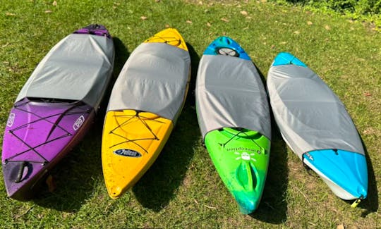 9'5  Tye-Dye Precision Kayak Rental in Marietta, Georgia