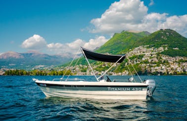 Titanium 430 for Rent on Lake Lugano