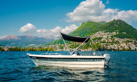 Titanium 430 for Rent on Lake Lugano