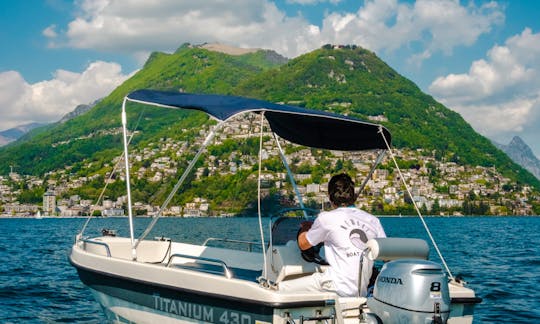 Titanium 430 for Rent on Lake Lugano