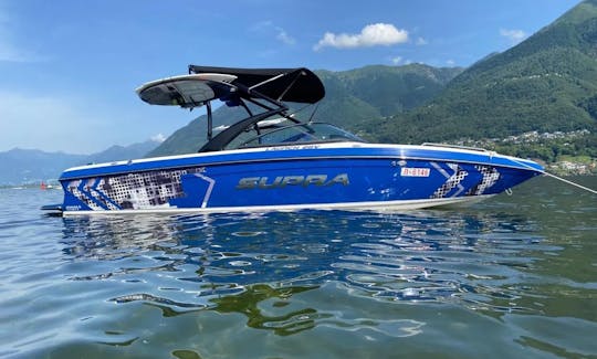 Watersport on Lake Lugano - Supra Launch 22SSV