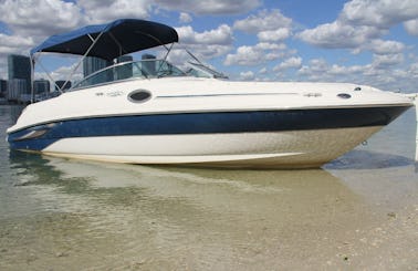 Enjoy 8! IDENTICAL 26' Sea Ray Sundeck in Miami! ALWAYS AVAILABLE! (HUGE WEEKDAY DISCOUNTS)