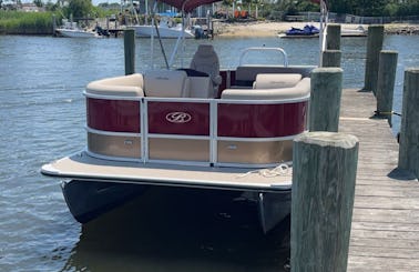 Private Pontoon Boat rides on the Barnegat Bay 