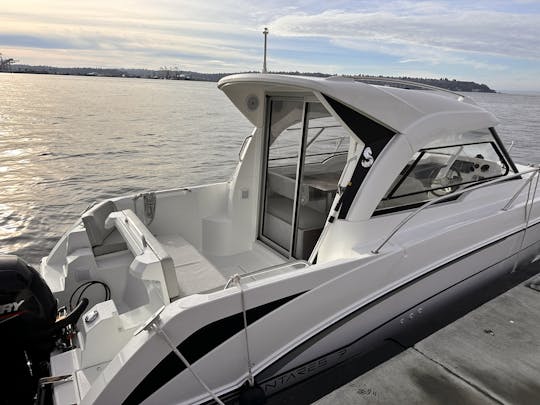 Croisière sportive à cabine Beneteau de 24 pieds sur le lac Washington ou le Puget Sound