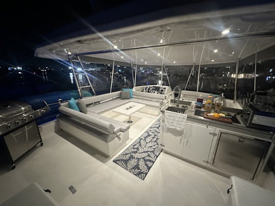 Aventura de catamarã a motor de luxo de 52 pés com tudo incluído em todas as Exumas