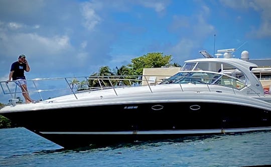 ⭐️⭐️⭐️⭐️⭐️ Profitez d'un yacht de luxe et d'un jetski de 48 minutes à Miami : Sea Ray Sundancer