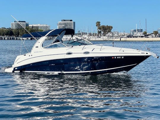 El lujoso Sea Ray Sundancer 280 de 2007, perfecto para 6 personas, estilo yate
