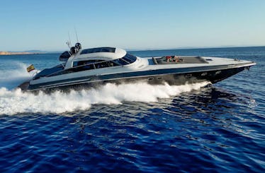 Unleash the Power of 80ft Baia Panther – Mega Yacht Charter in Eivissa
