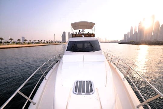 Luxury New 62ft Motor Yacht in Abu Dhabi for 20 Guests