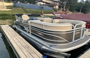 Exclusive Luxury: 2023 SunTracker Party Barge on Private Lake