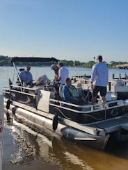 Bateau ponton accessible en fauteuil roulant ROCK RIVER 2023 !