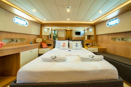 18 Meters Sailing Gulet With 3 Spacious Cabins 