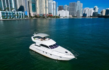 Enjoy Miami In Princess 47ft Motor Yacht!!  Special Offer On Weekdays.