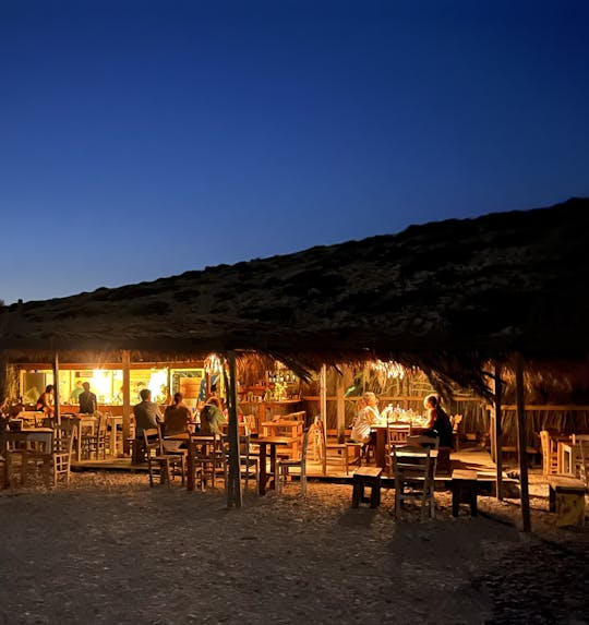 Astypalaia : croisière au coucher du soleil sur l'île de Kounoupa 