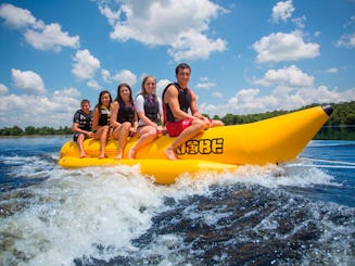 Banana Tube Ride in Trincomalee, Sri Lanka