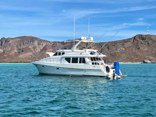 Luxury Yacht La Paz to Isla Espiritu Santos and Balandra $2600/day trip