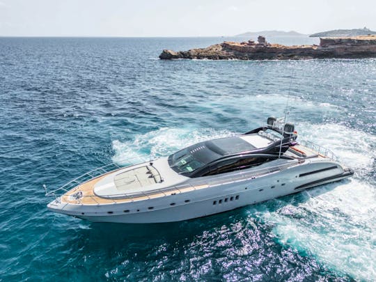 Deal of the Day! 92' Mangusta Yacht for Rent in Ibiza, Spain.